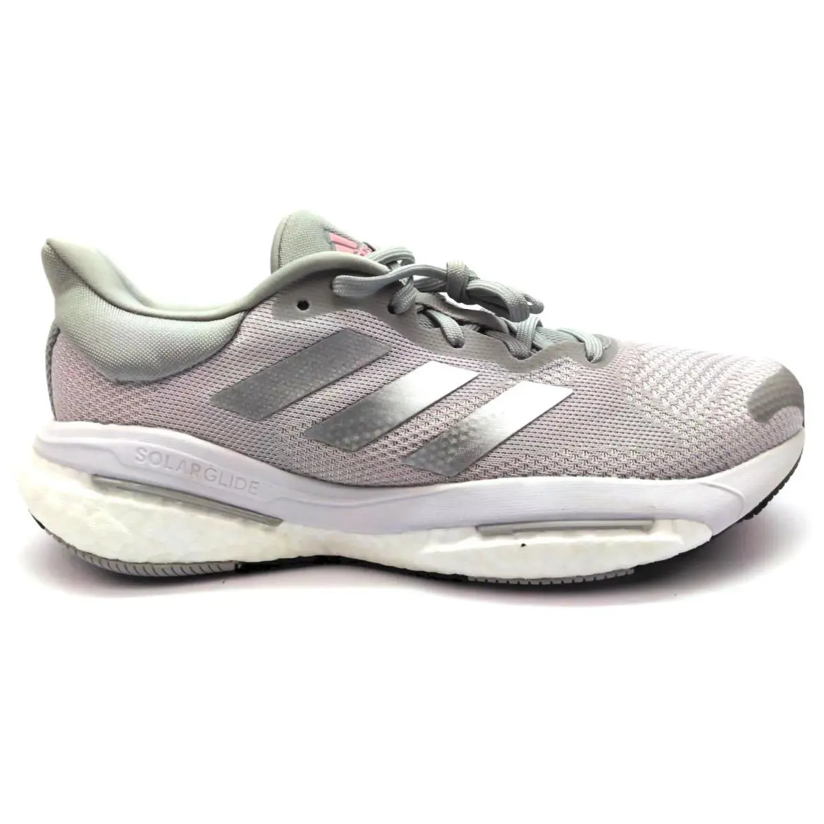 Adidas Women`s Running Shoes Solar Glide 3 Lightweight Grey Pink Size 9.5 - Grey Pink