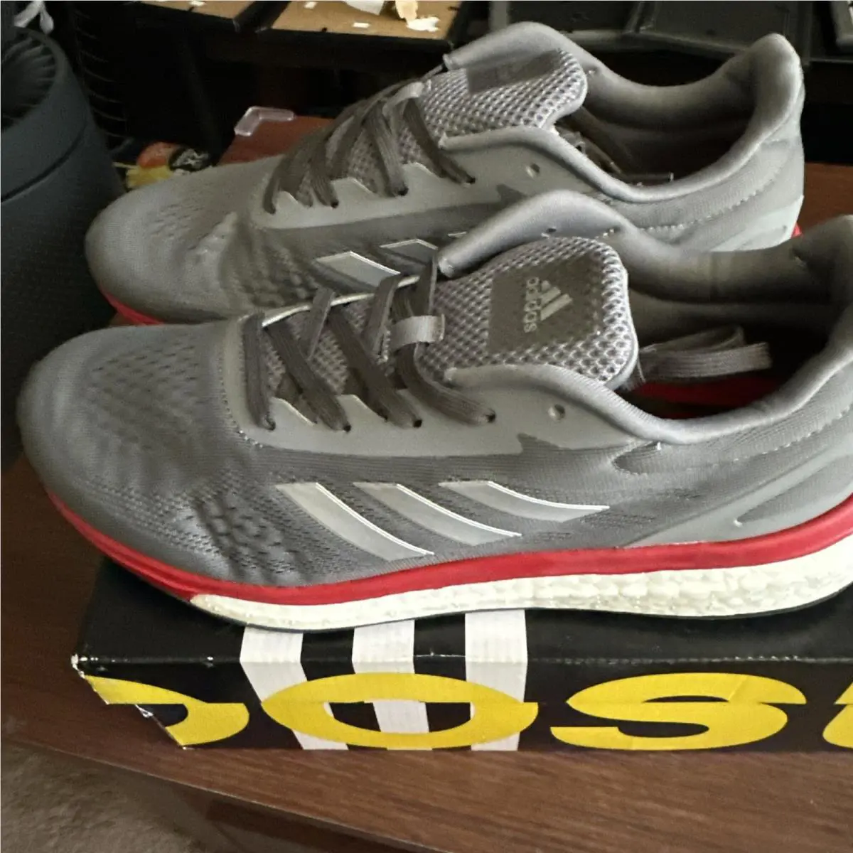 Adidas shoes - adidas Sonic Drive - Sonic Drive - BB3418 - Grey / Silver / Scarlet (UPC: 0889766235266) 0