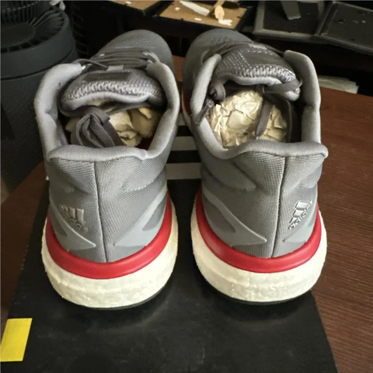 Adidas shoes - adidas Sonic Drive - Sonic Drive - BB3418 - Grey / Silver / Scarlet (UPC: 0889766235266) 1