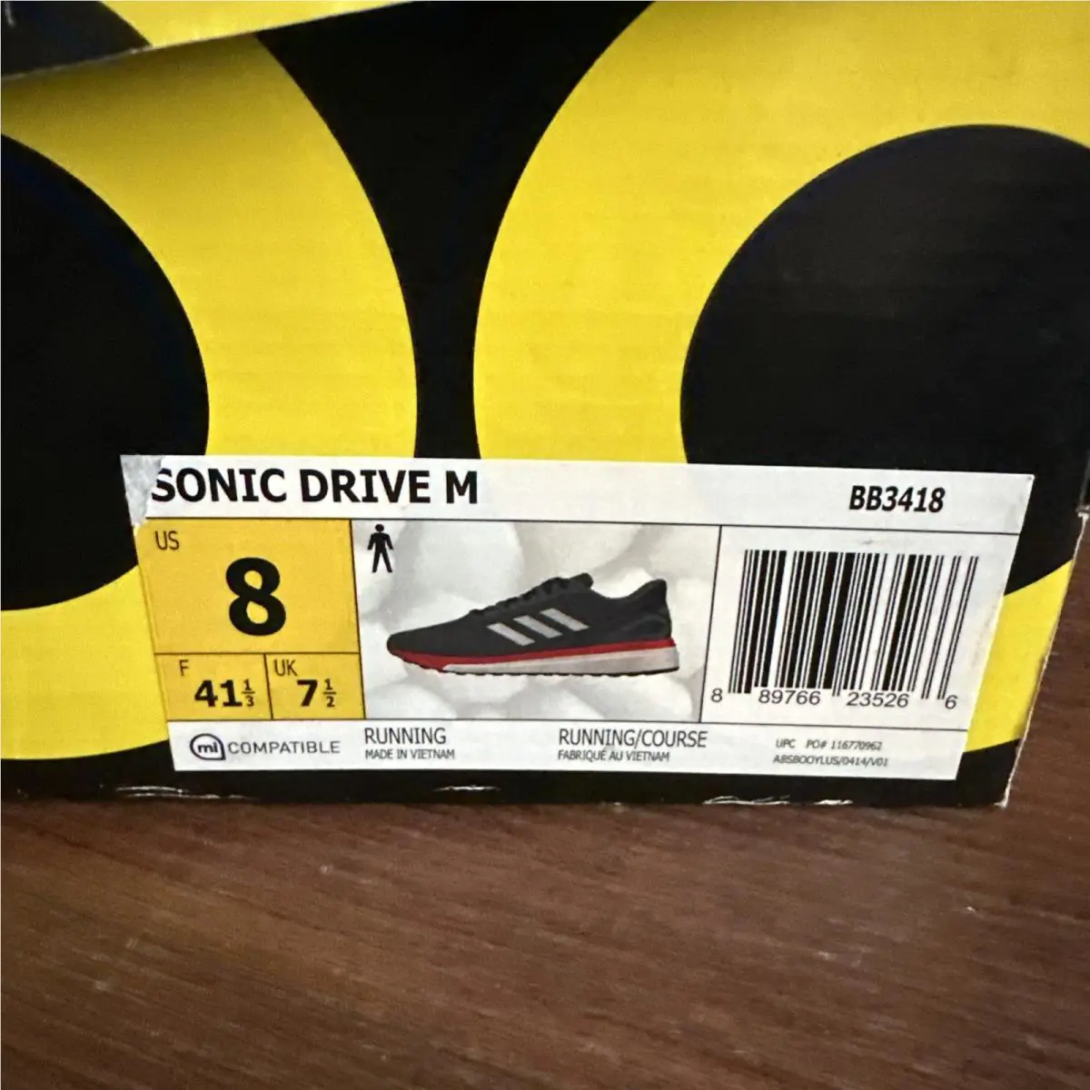 Adidas shoes - adidas Sonic Drive - Sonic Drive - BB3418 - Grey / Silver / Scarlet (UPC: 0889766235266) 5
