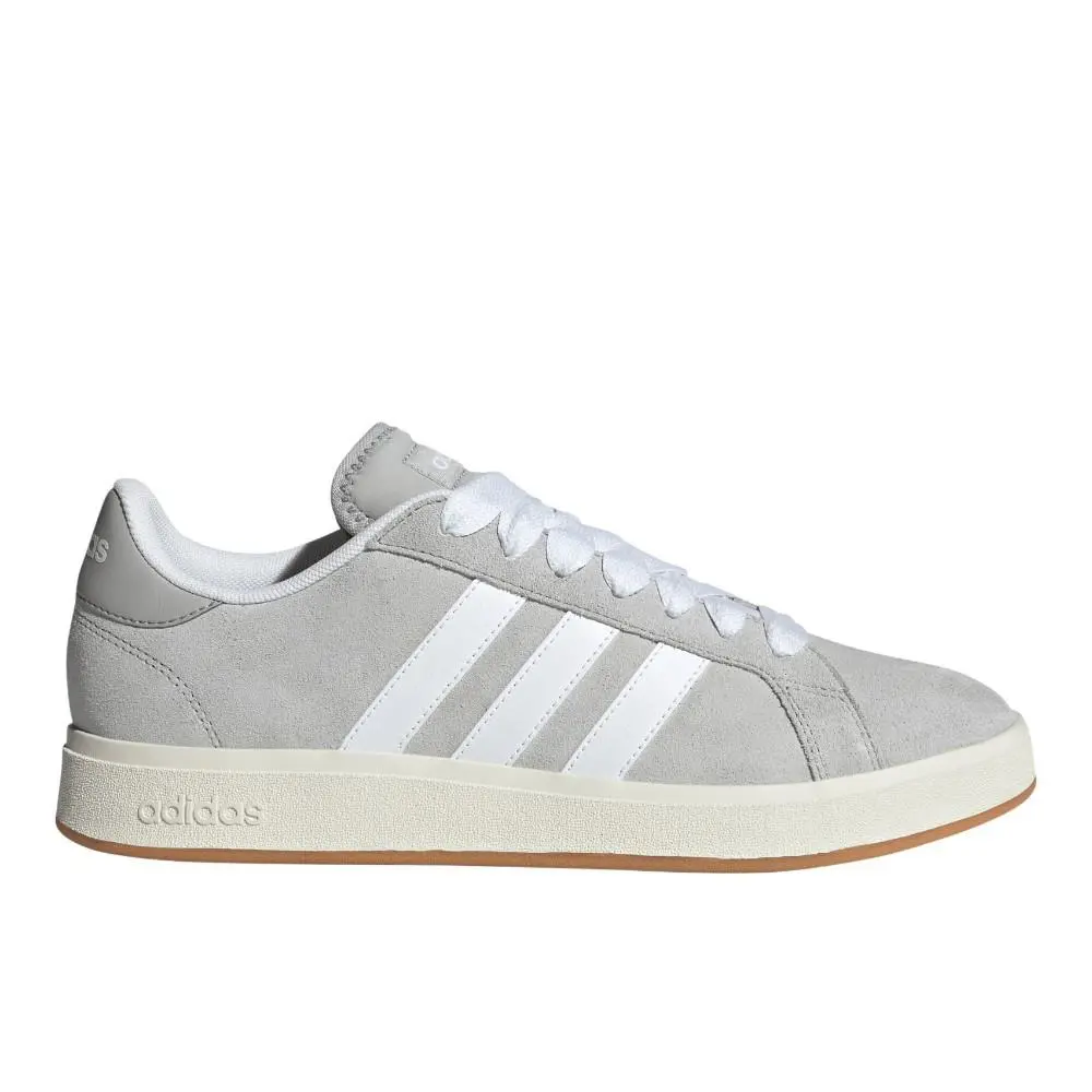 Adidas Grand Court Base 00S Lace Up Mens Size 5 M Sneakers Casual Shoes IH6185 - Grey