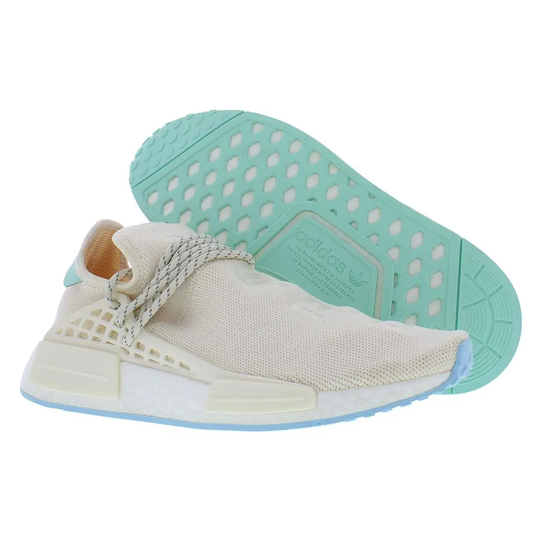 Adidas Nmd HU Nerd Mens Shoes Size 5 Color: Beige/white - Beige/White, Main: Beige