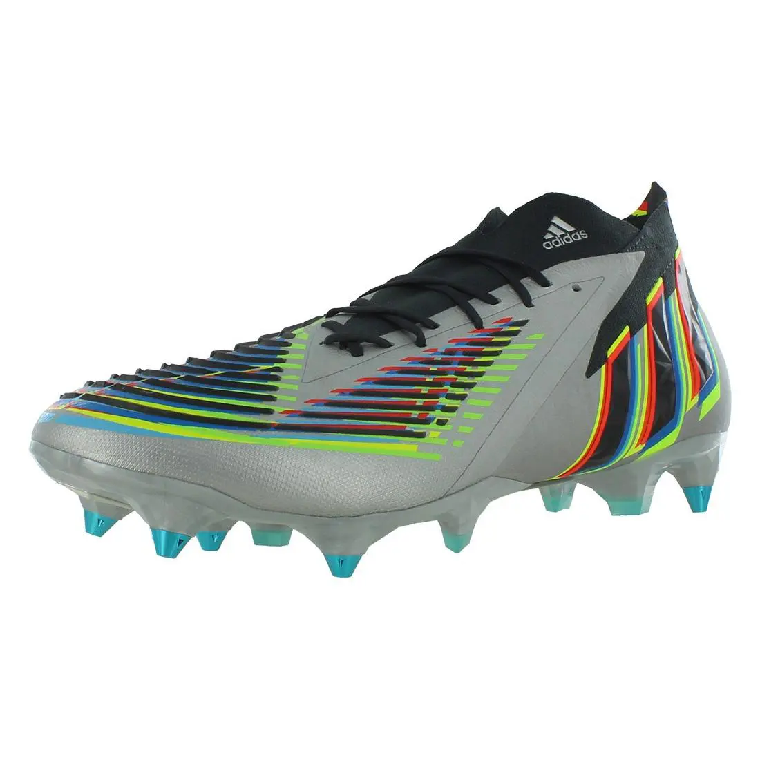 Adidas shoes - Silver Metallic/Core Black/Team Solar Green, Main: Grey (UPC: 195743098404) 0