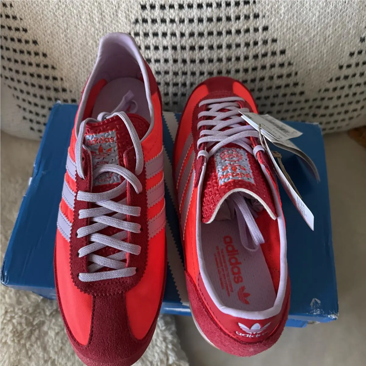 Adidas shoes - SL 72 OG W - JR8769 - Red, Gray 0