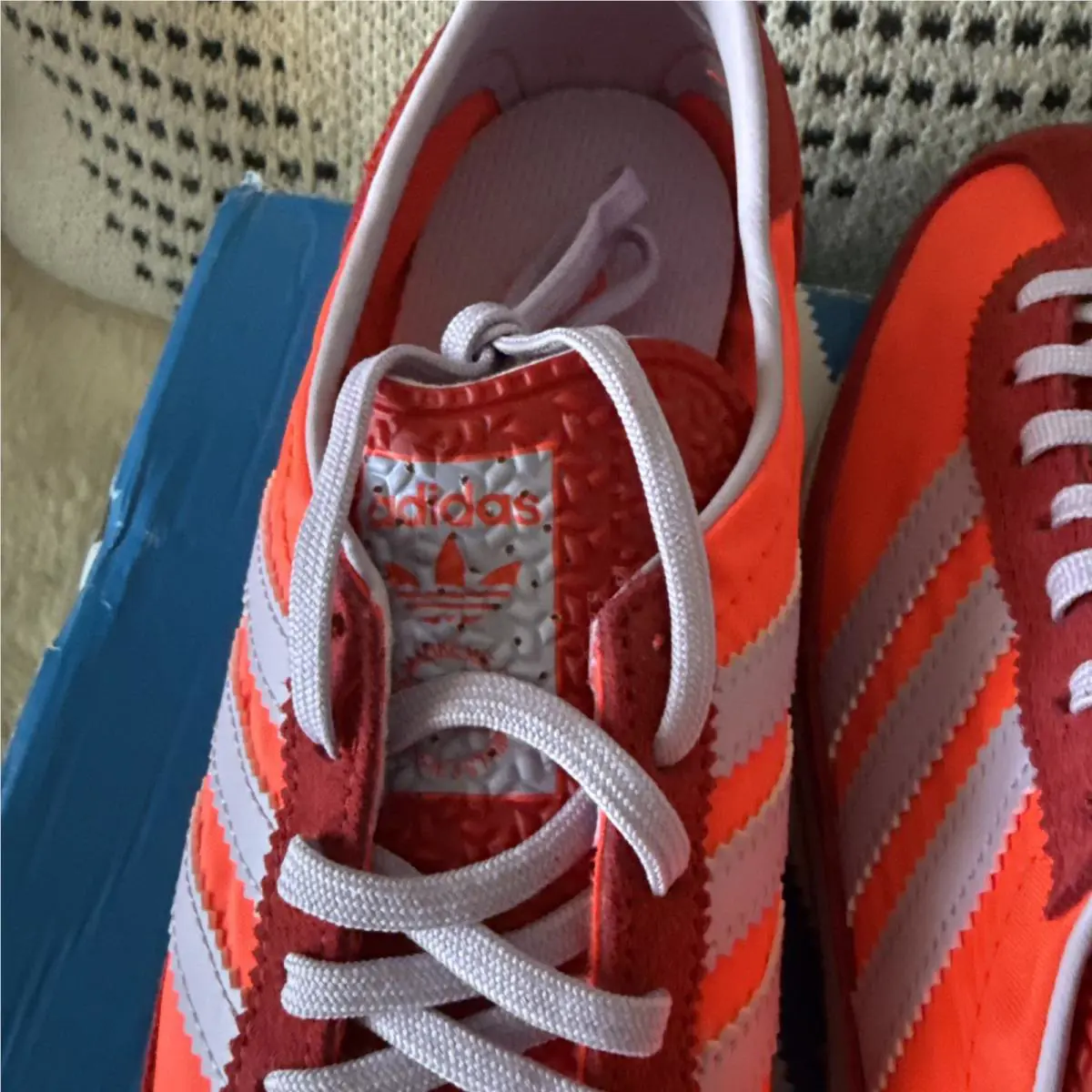 Adidas shoes - SL 72 OG W - JR8769 - Red, Gray 1