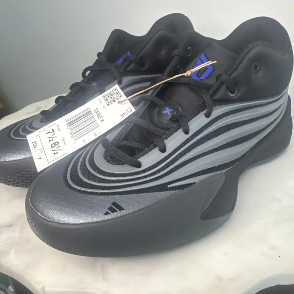 Adidas shoes - adidas Dame X - Dame - JP6090 - Black 3