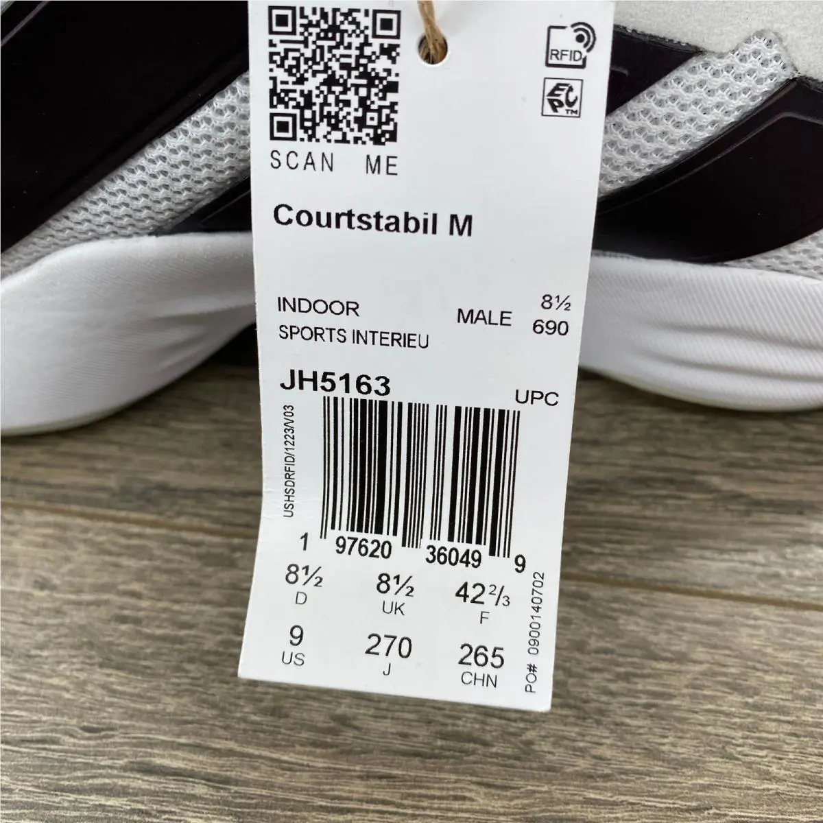 Adidas shoes - Courtstabil M - Courtstabil - White 4