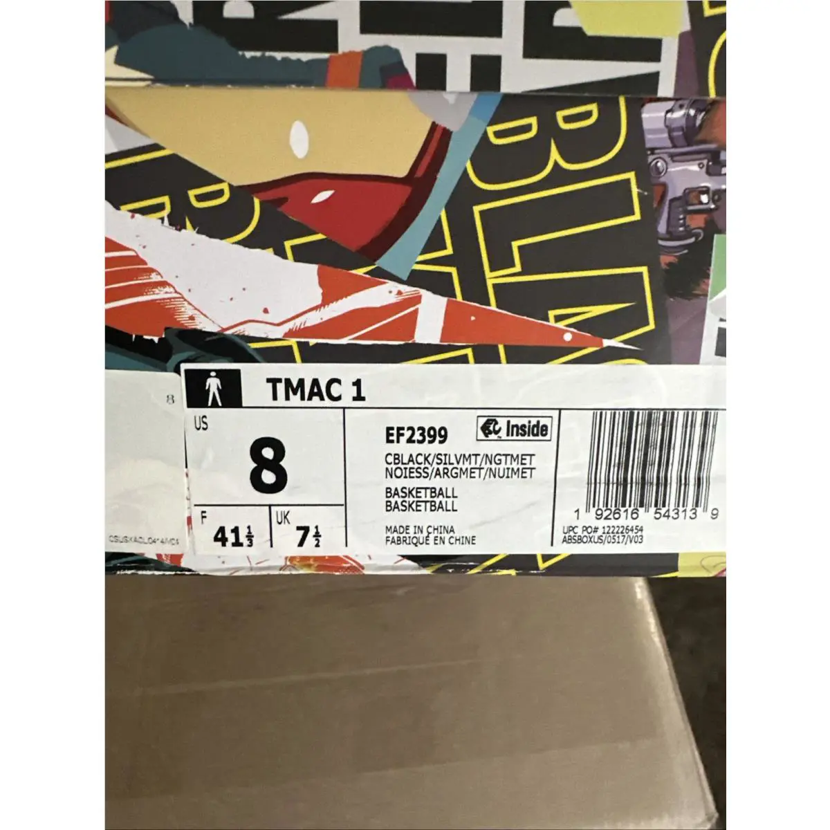 Adidas shoes - adidas T-Mac 1 - Black (UPC: 0192616543139) 9