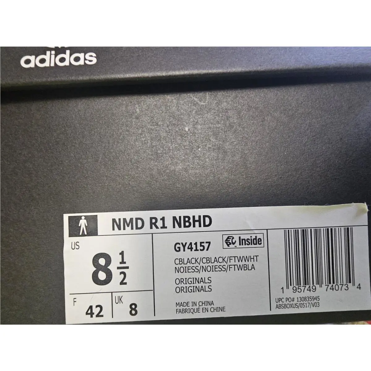 Adidas shoes - adidas NMD R1 NBHD - NMD NBHD - GY4157 - Black (UPC: 195749744473) 6
