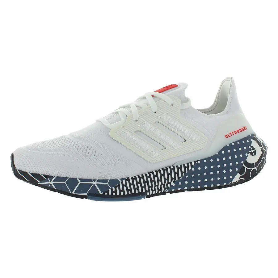 Adidas shoes - Cloud White/Cloud White/Vivid Red, Main: White (UPC: 195740067779) 3