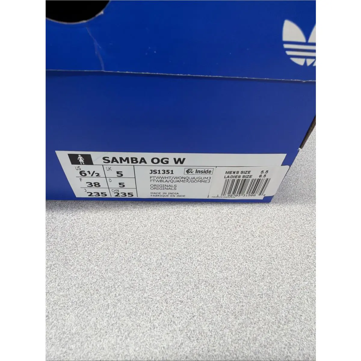 Adidas shoes - adidas Samba - Samba - JS1351 - White/with Pink Stripes (UPC: 0195703315084) 2