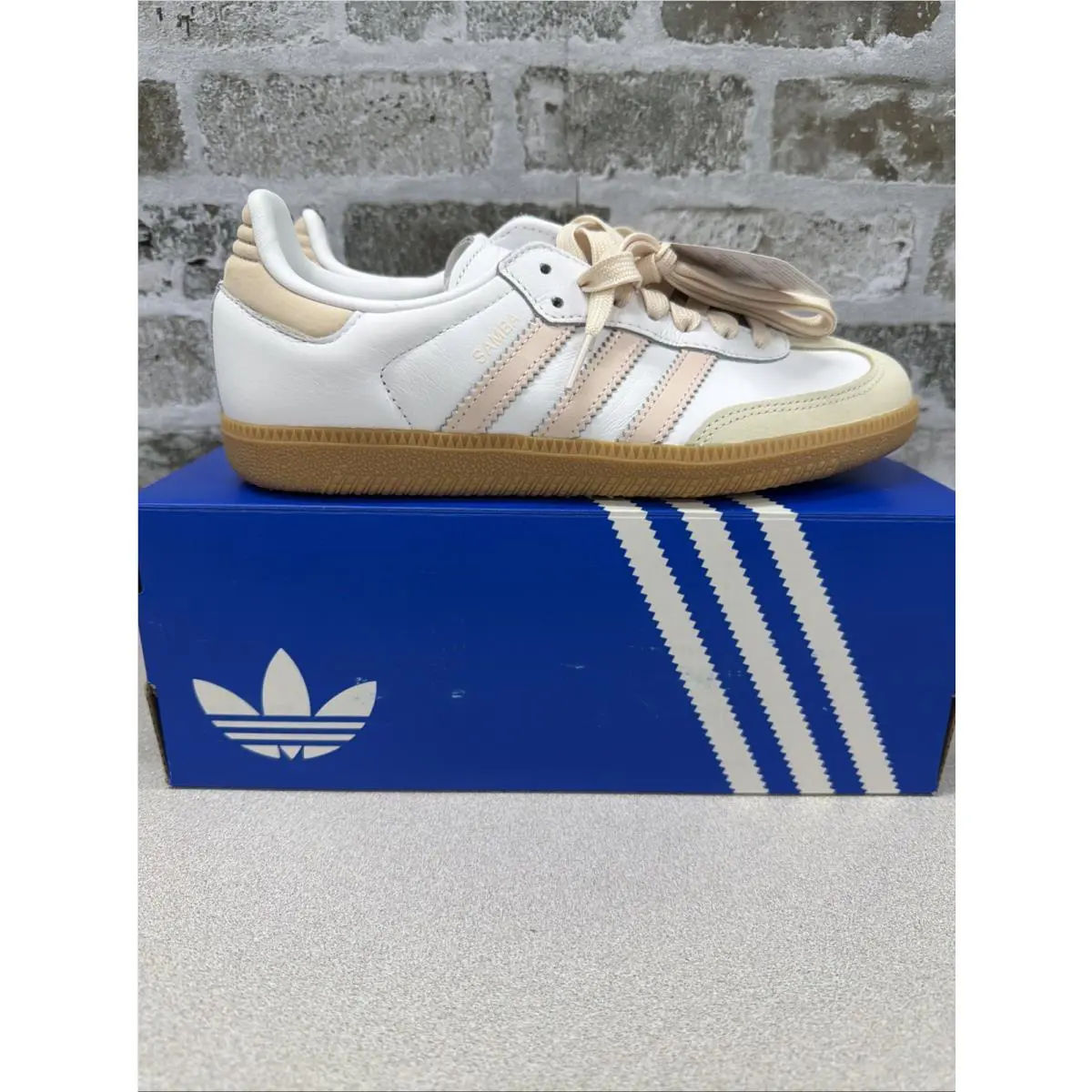 Adidas shoes - adidas Samba - Samba - JS1351 - White/with Pink Stripes (UPC: 0195703315084) 3