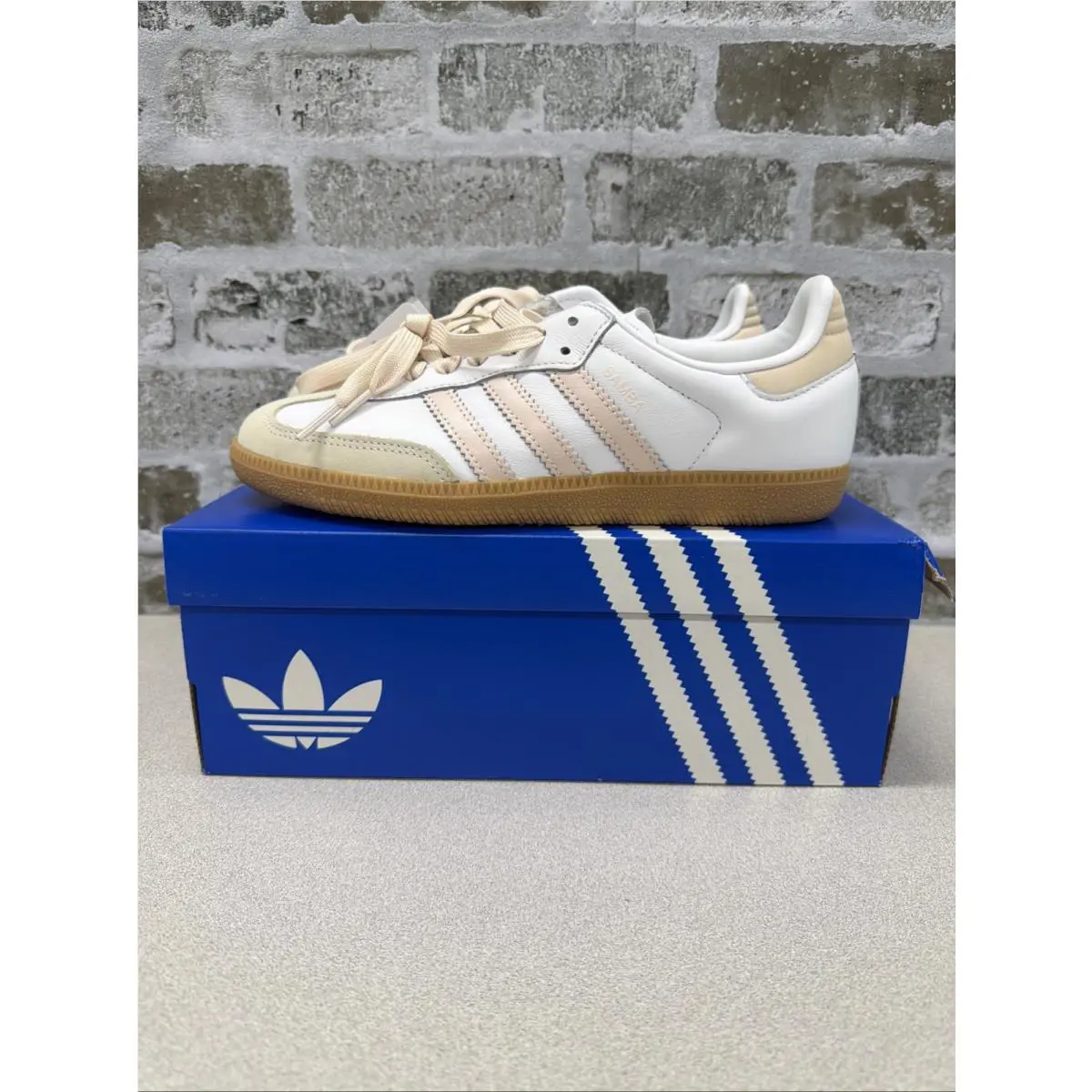 Adidas shoes - adidas Samba - Samba - JS1351 - White/with Pink Stripes (UPC: 0195703315084) 4