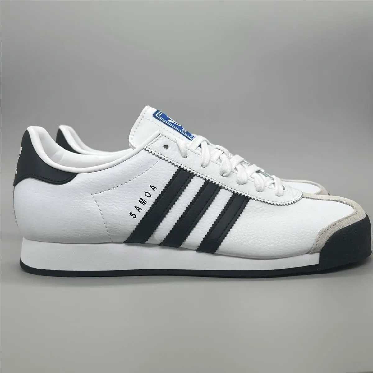 Adidas Originals Samoa Men`s Size 9.5 Cloud White Black Athletic Sneakers