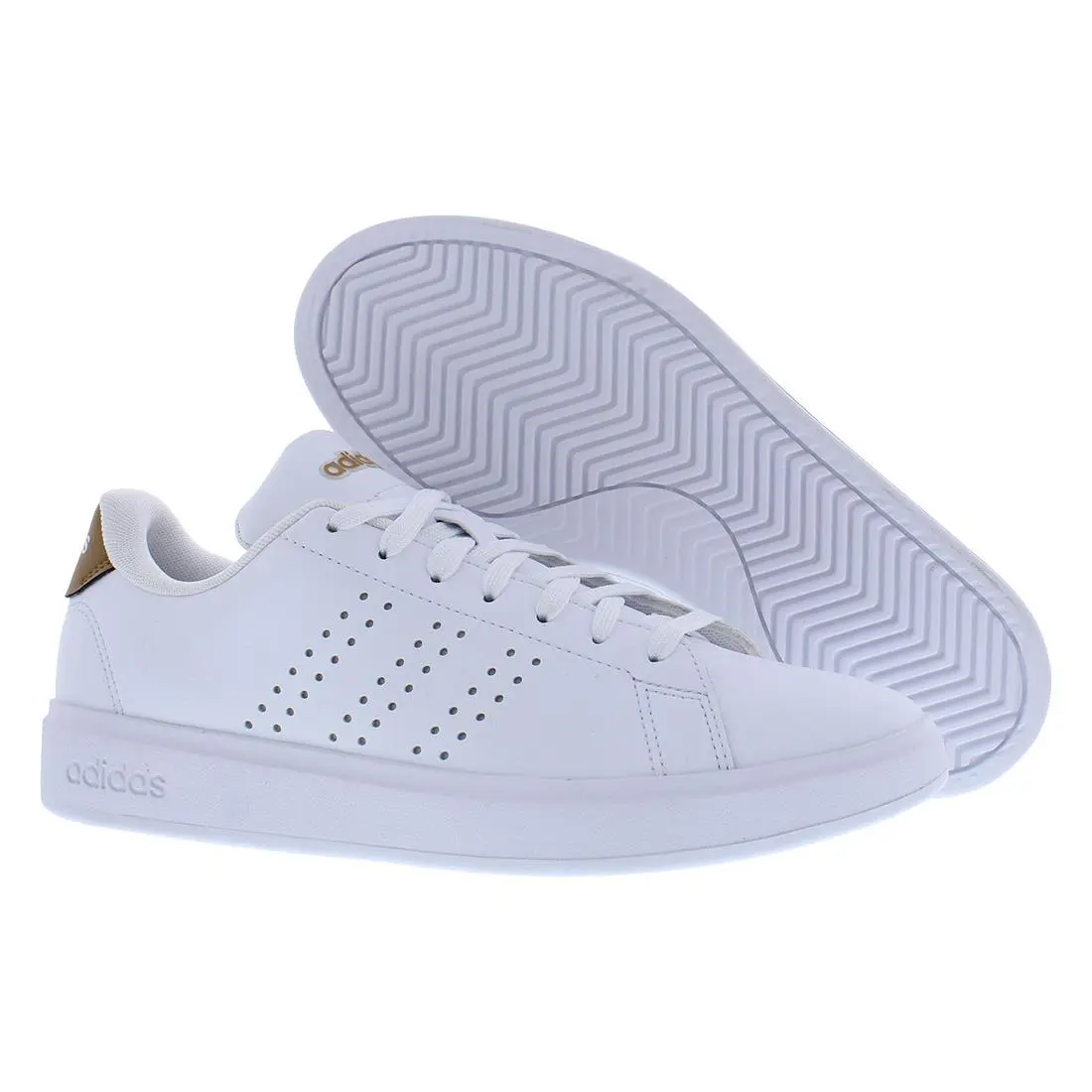Adidas Advantage 2.0 Mens Shoes Size 7 Color: White/white/bronze Strata - White/White/Bronze Strata, Main: White