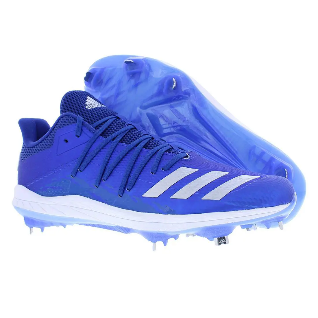 Adidas Adizero Afterburner 6 Cleat Mens Shoes Size 7 Color: Royal/silver