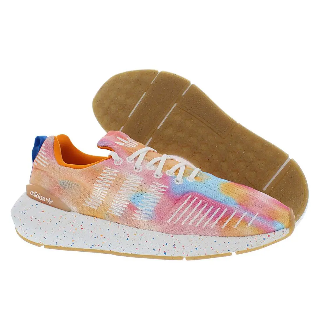 Adidas Originals Swift Run 22 W G20 CM 201 Womens Shoes Size 9.5 Color: Orange - Orange Rush/Semi Turbo/Bright Blue, Main: Orange