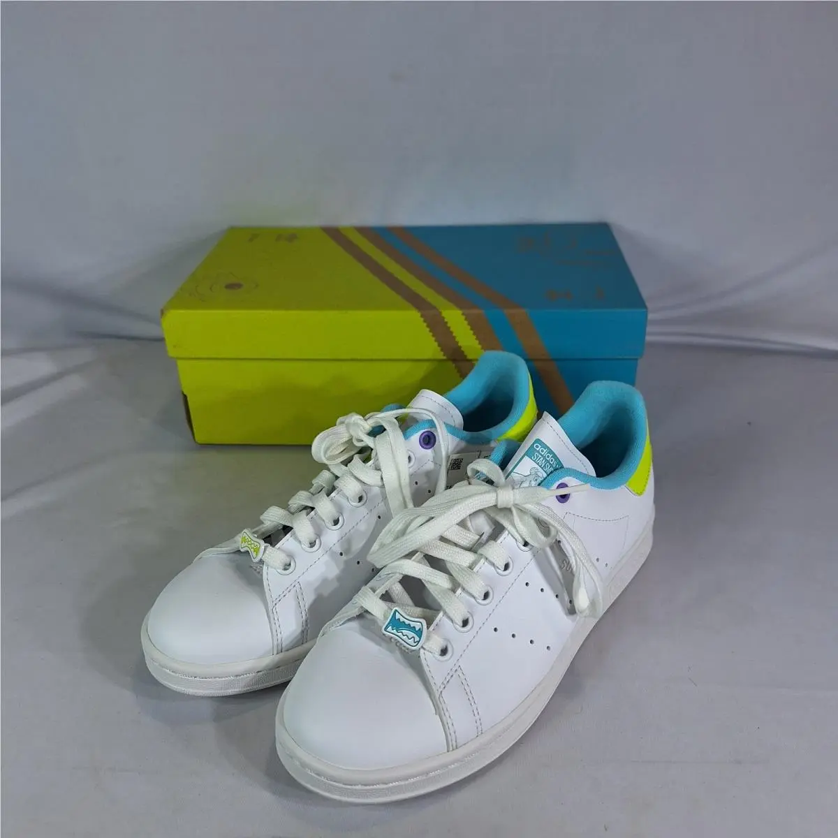 Adidas Disney Monsters in Sulley Mike Shoes Stan Smith Mens Sz 7.5
