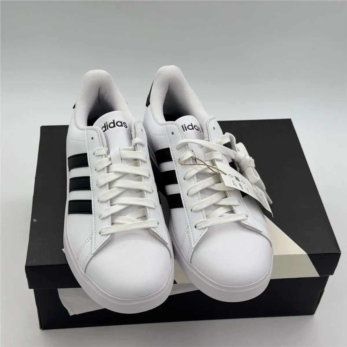 Adidas shoes - adidas Grand Court - Grand Court - White/Black/White (UPC: 195739845357) 4