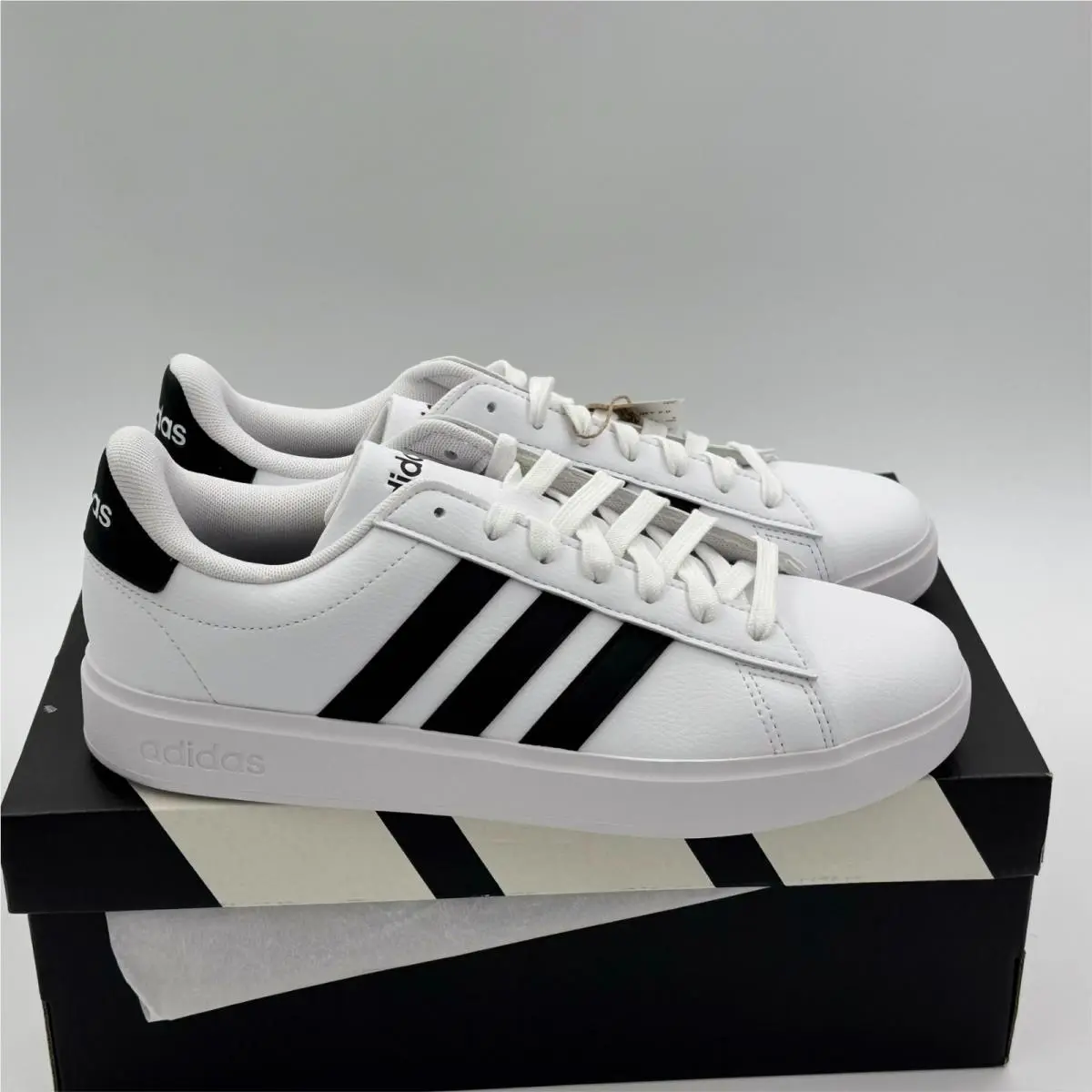 Adidas shoes - adidas Grand Court - Grand Court - White/Black/White (UPC: 195739845357) 5
