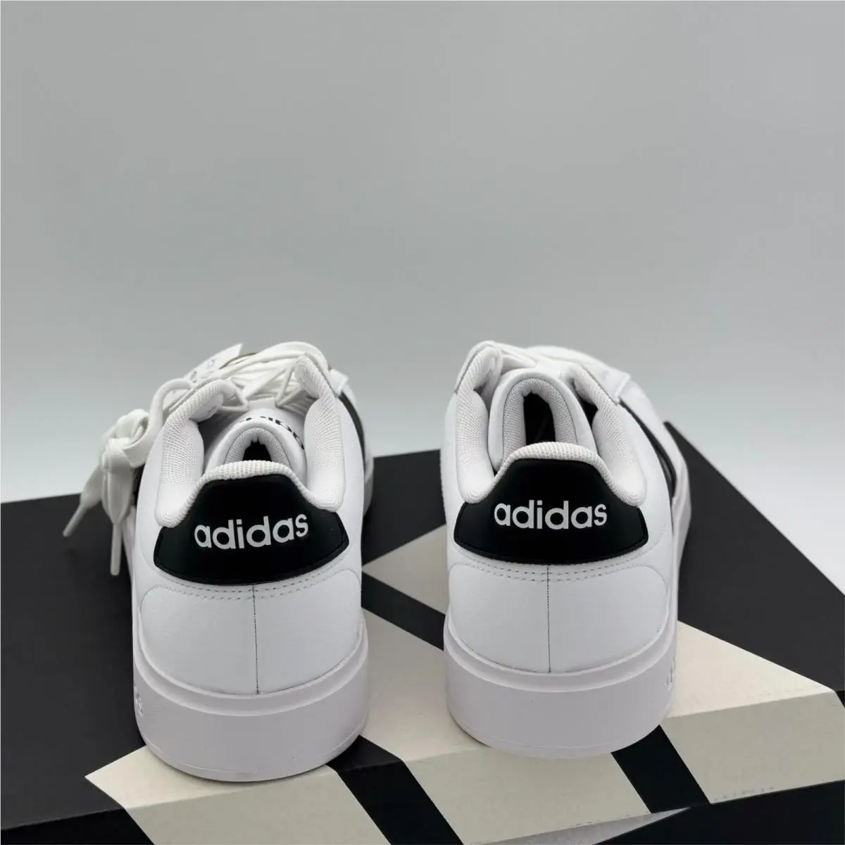 Adidas shoes - adidas Grand Court - Grand Court - White/Black/White (UPC: 195739845357) 6