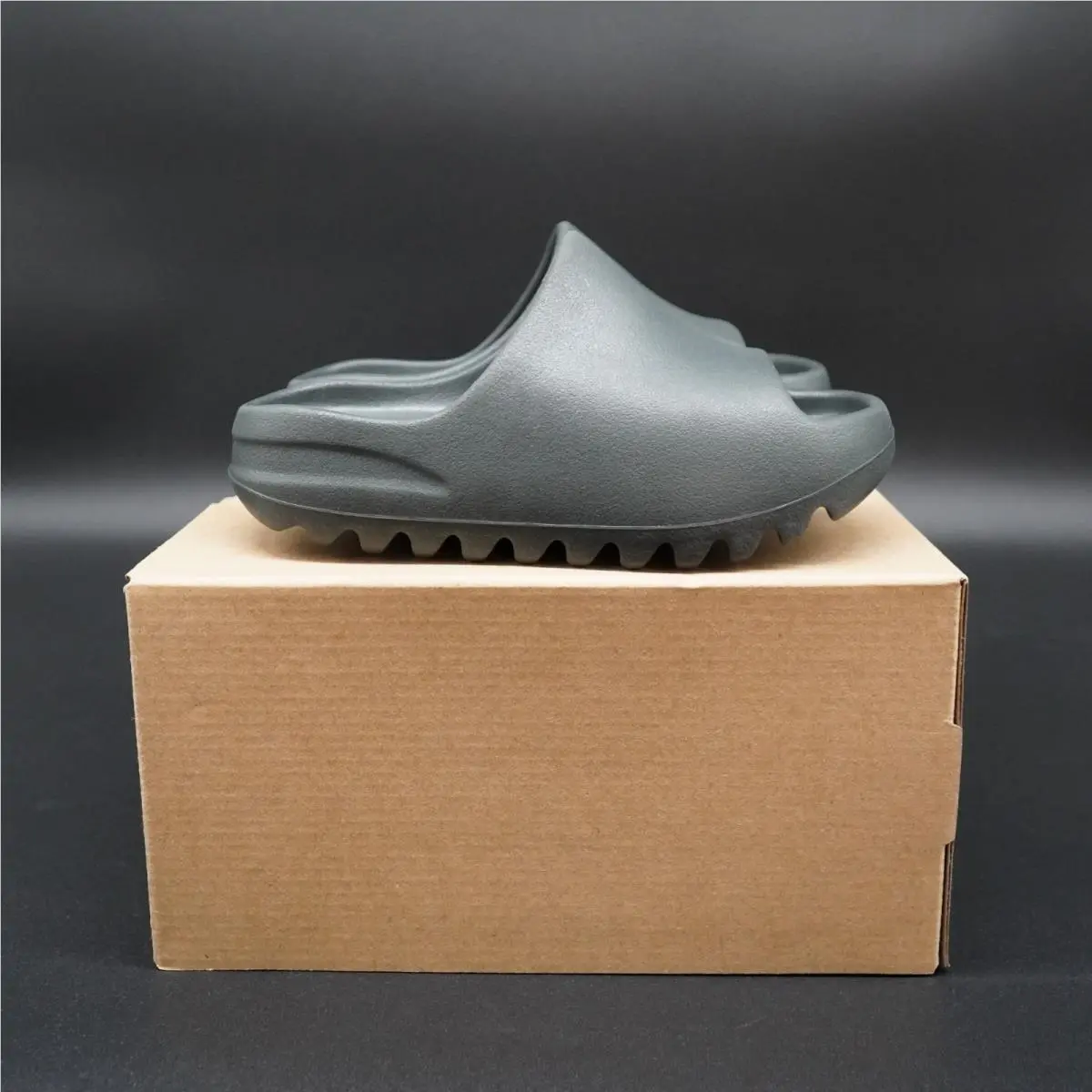 Adidas shoes - adidas Yeezy Slide Dark Onyx (Kids) Size 12k DS BRAND NEW* - ID5104 - Multicolor 1