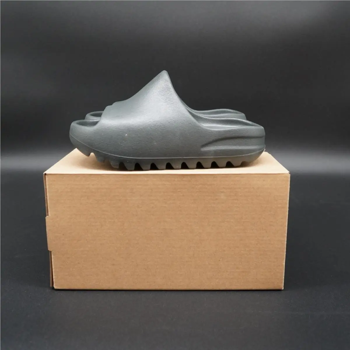 Adidas shoes - adidas Yeezy Slide Dark Onyx (Kids) Size 12k DS BRAND NEW* - ID5104 - Multicolor 3