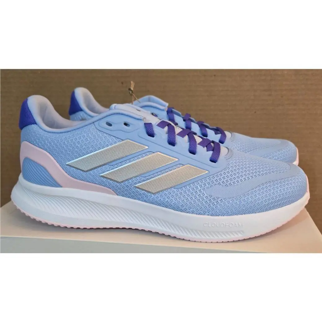 Adidas shoes - adidas Runfalcon 5 J - Runfalcon - Blue/Silver Metallic/Clear Pink (UPC: 196477733715) 1