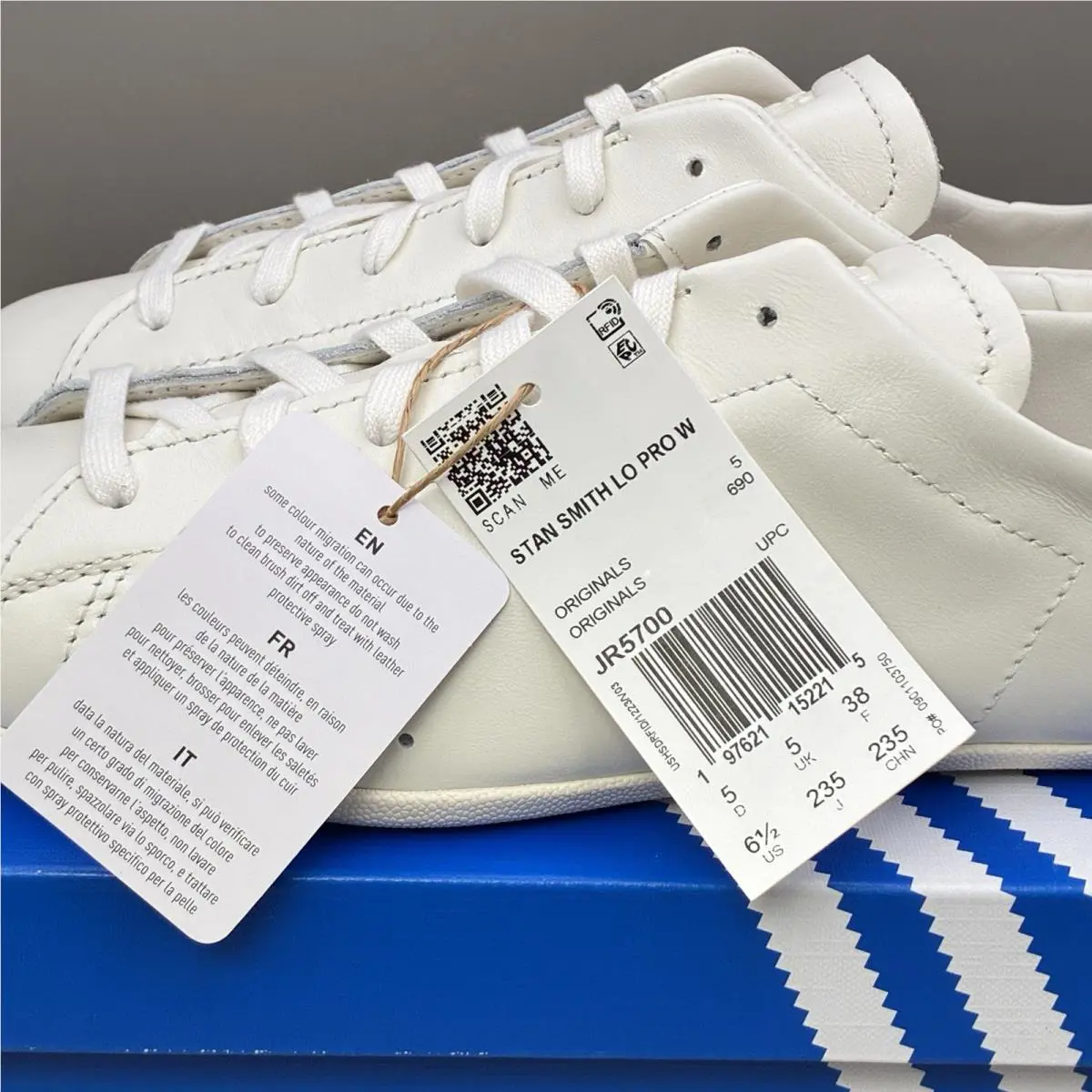 Adidas shoes - Stan Smith Lo Pro - Stan Smith Pro - JR5700 - White (UPC: 197621152215) 2