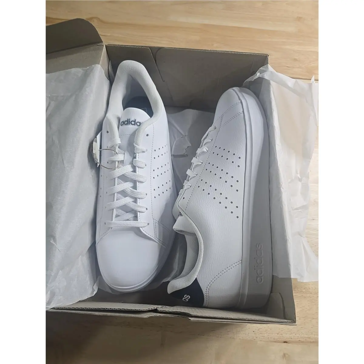 Adidas shoes - adidas Advantage - Advantage - White (UPC: 2190214450987) 0