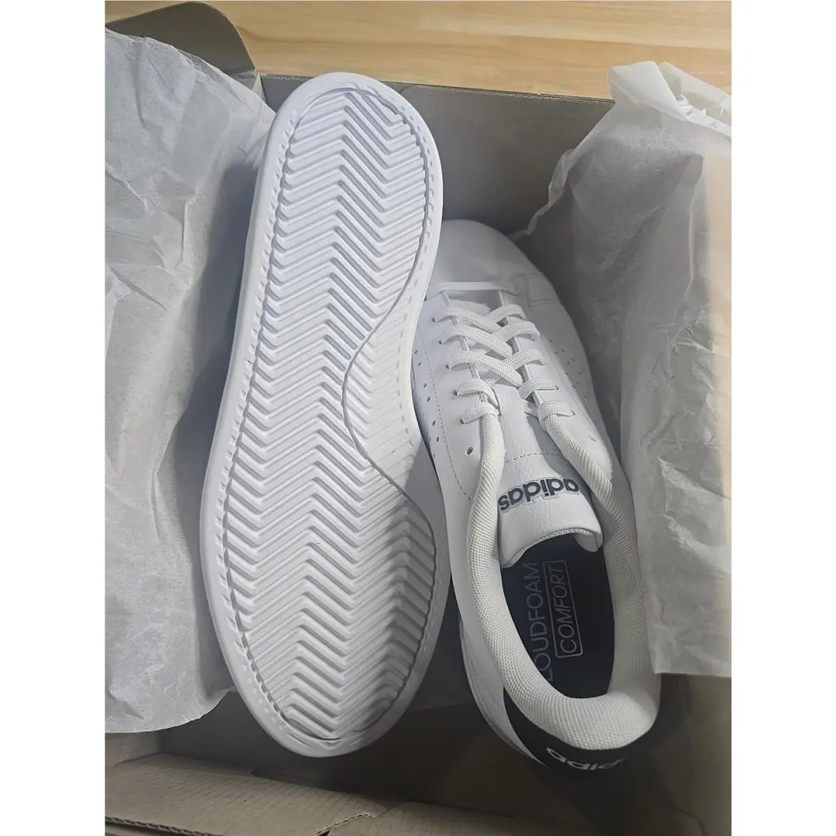 Adidas shoes - adidas Advantage - Advantage - White (UPC: 2190214450987) 2