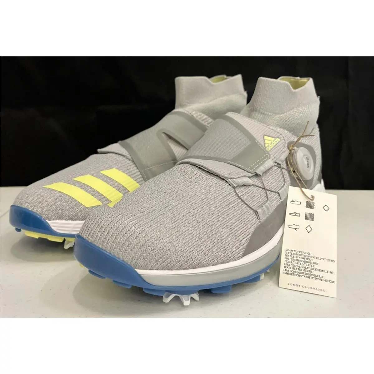 Adidas ZG21 Motion Boa Golf Shoes Gray FZ2189 Women`s Size 9.5