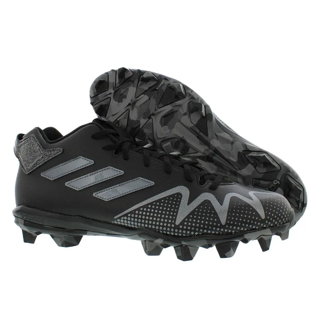 Adidas Freak Spark MD Mens Shoes Size 10 Color: Core Black/night Metallic/core - Core Black/Night Metallic/Core Black, Main: Black