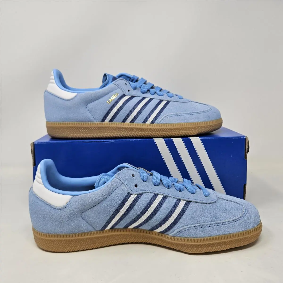 Adidas shoes - adidas Samba Classic - Samba Classic - Blue (UPC: 198321669928) 0