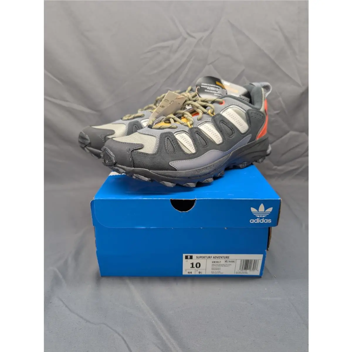 Adidas shoes - GW3517 - GW3517 - Light Gray/Dark Gray/Orange/White 0