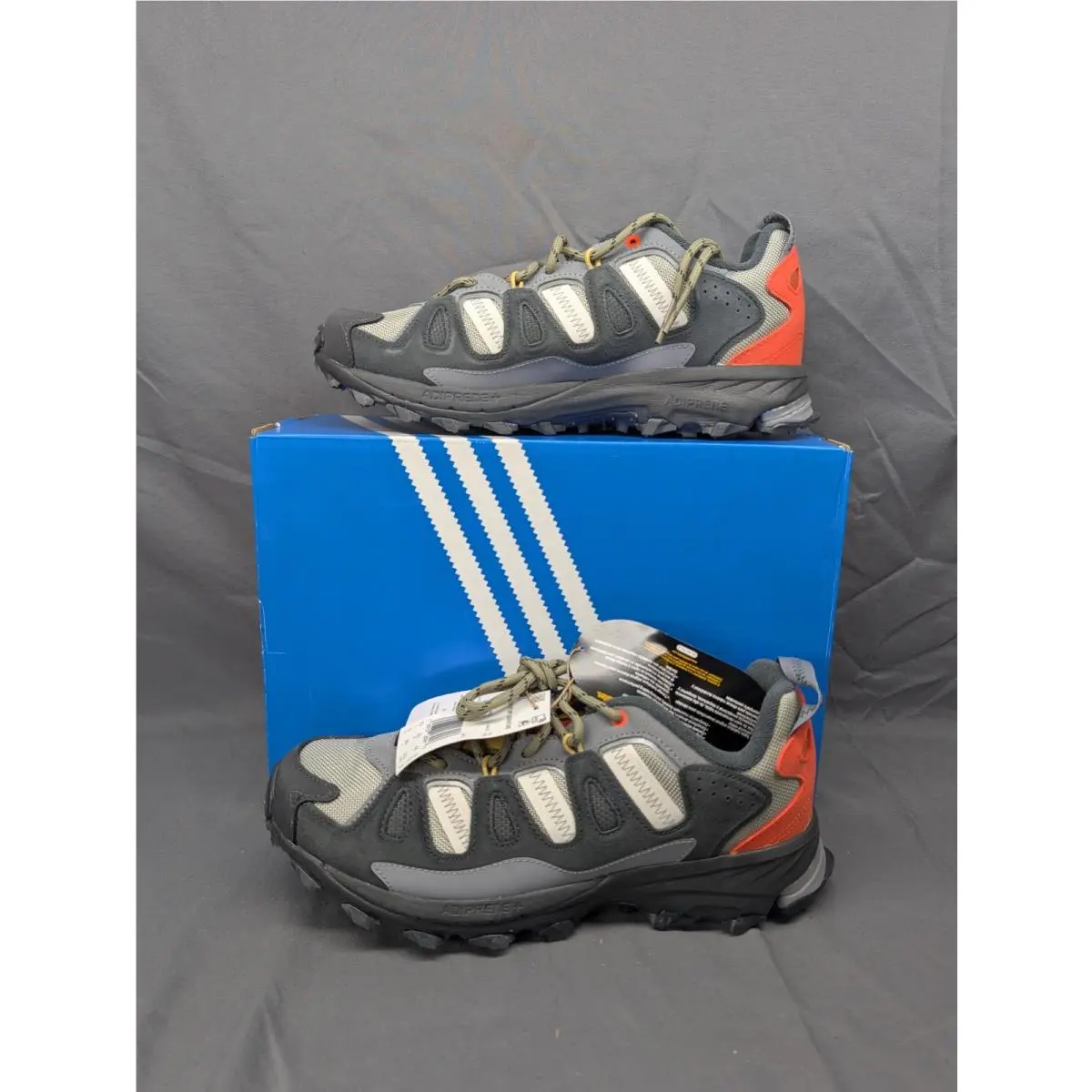 Adidas shoes - GW3517 - GW3517 - Light Gray/Dark Gray/Orange/White 1