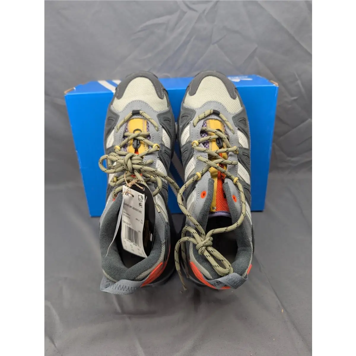 Adidas shoes - GW3517 - GW3517 - Light Gray/Dark Gray/Orange/White 2