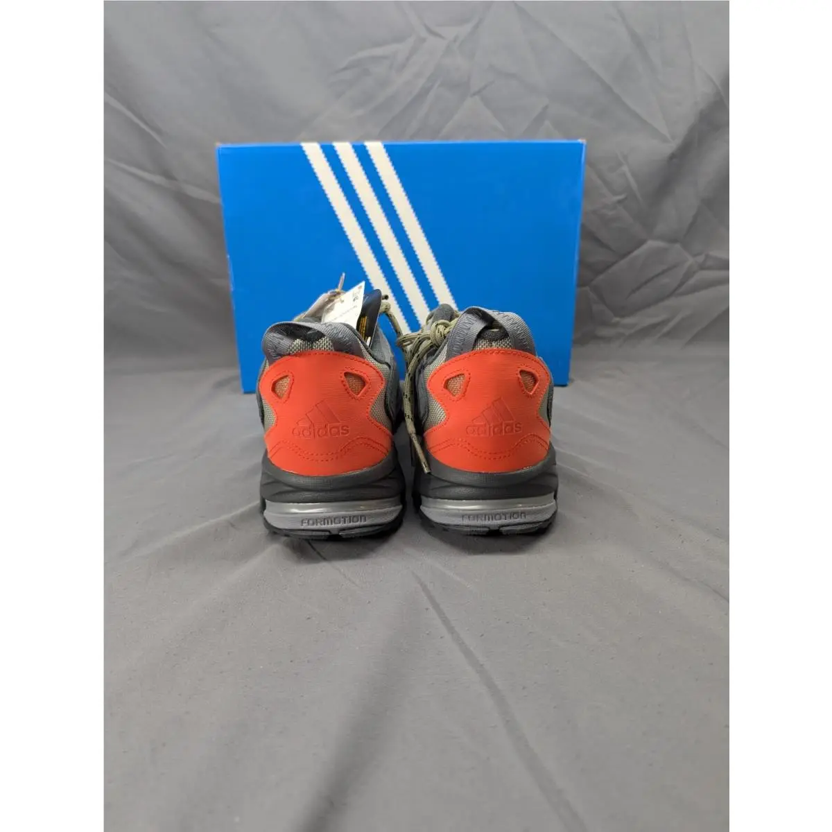Adidas shoes - GW3517 - GW3517 - Light Gray/Dark Gray/Orange/White 3