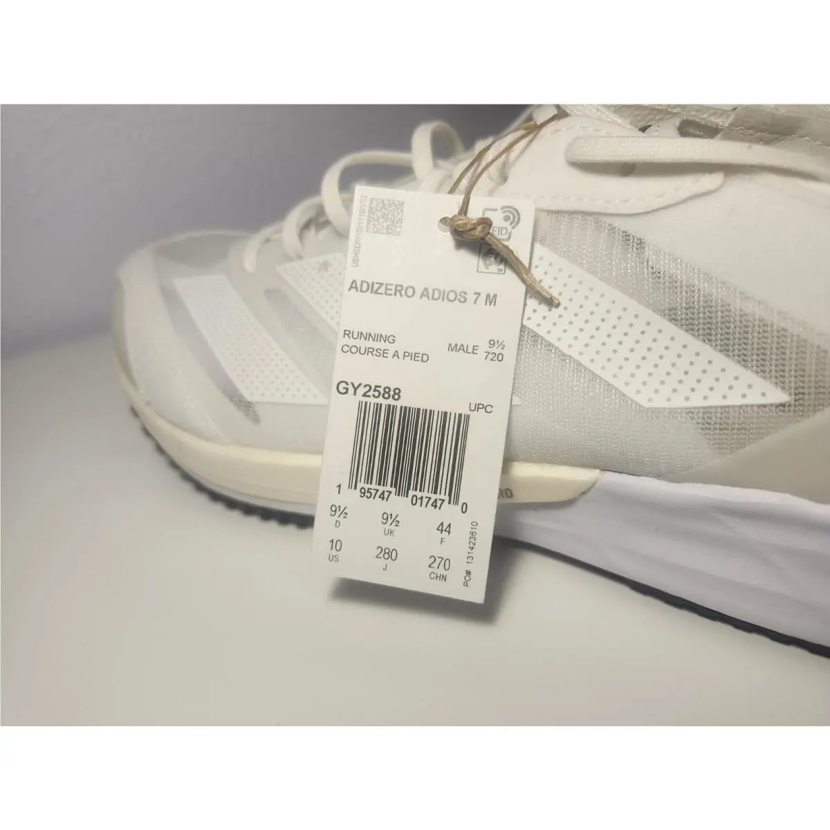 Adidas shoes - adidas Adizero Adios 7 - Adizero Adios - GY2588 - White 8