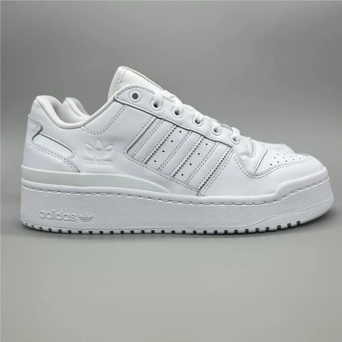 Adidas Originals Forum Bold Stripes Women`s Size 9 Cloud White Athletic Sneakers