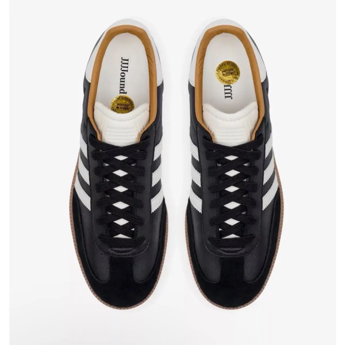 Adidas shoes - adidas Samba OG JJJJound Black - ID8707 - Core Black/Crystal White/Gum 1