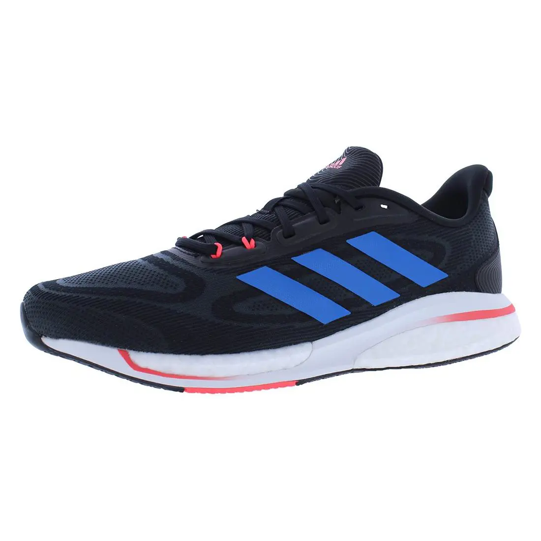Adidas Supernova + Mens Shoes Size 12 Color: Black/blue - Black/Blue, Main: Black