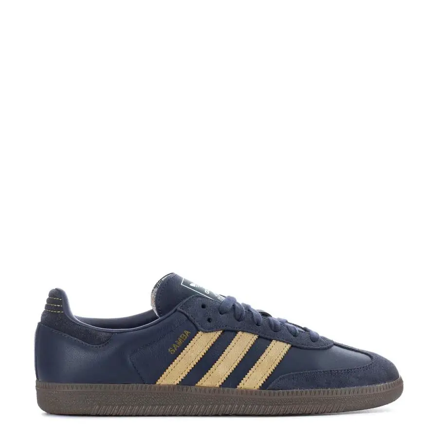 Adidas shoes - adidas Samba OG - Samba - Shadow Navy/Golden Beige/Gum - JR0894 1