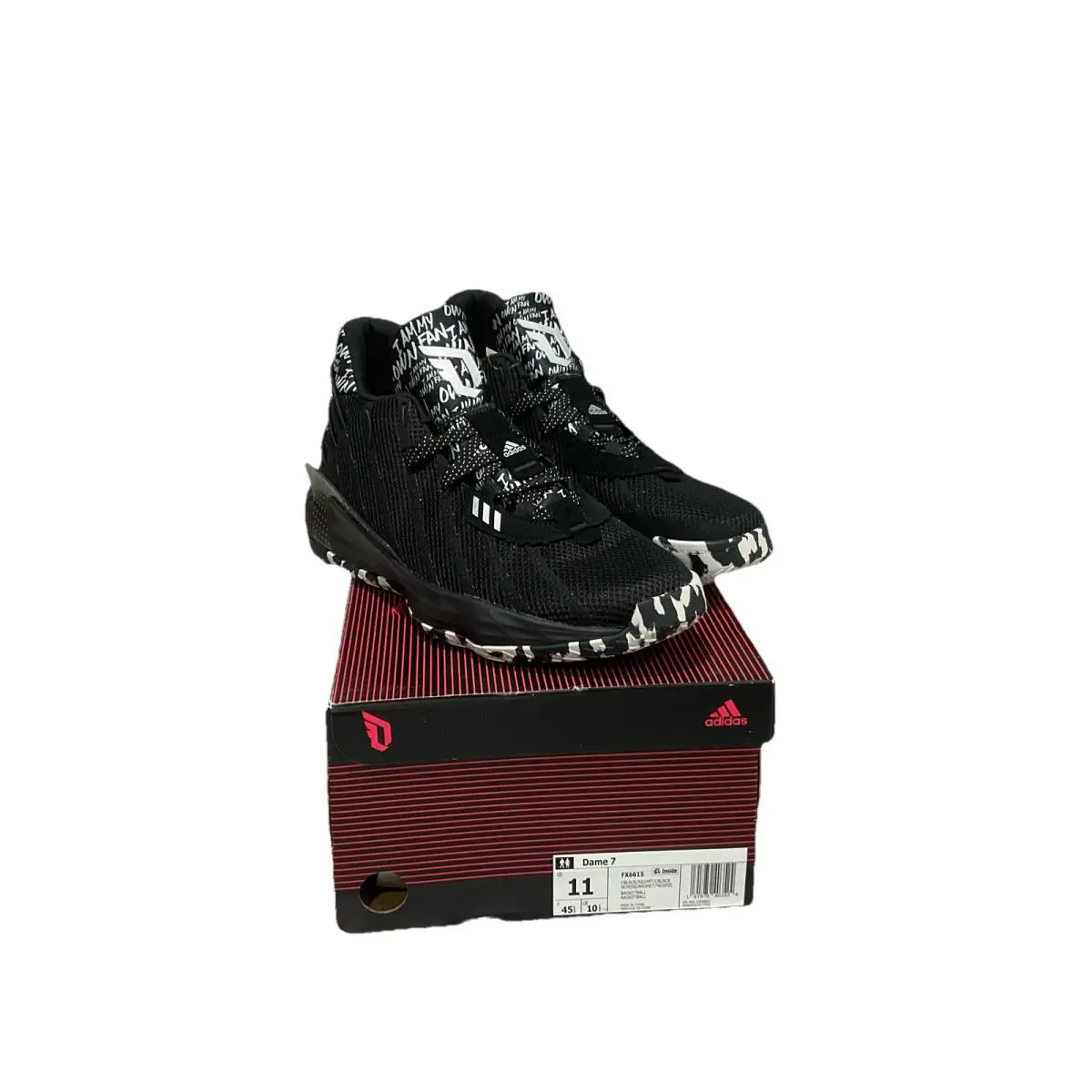 Adidas shoes - adidas Dame 7 - Dame - Black (UPC: 191979403524) 5