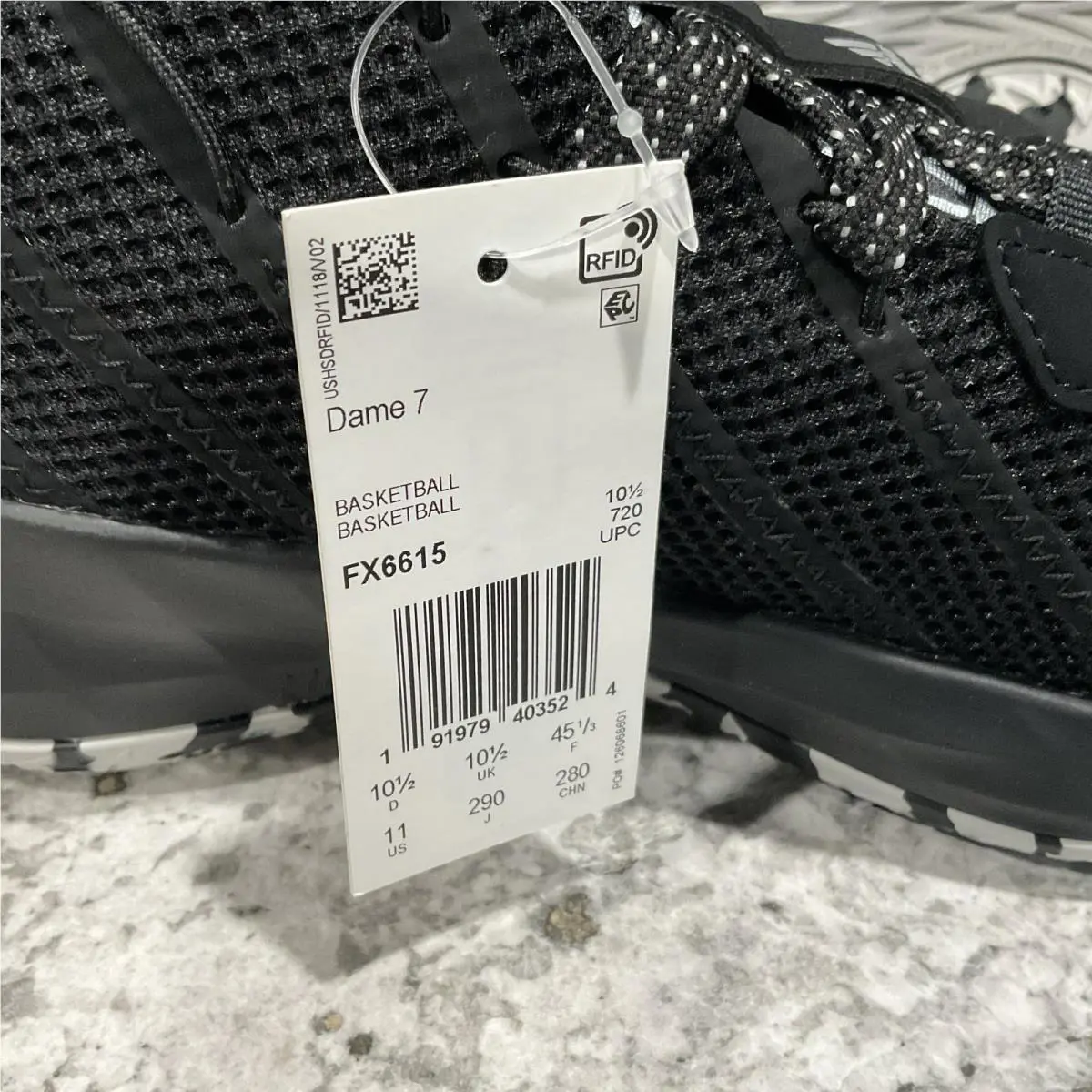 Adidas shoes - adidas Dame 7 - Dame - Black (UPC: 191979403524) 3