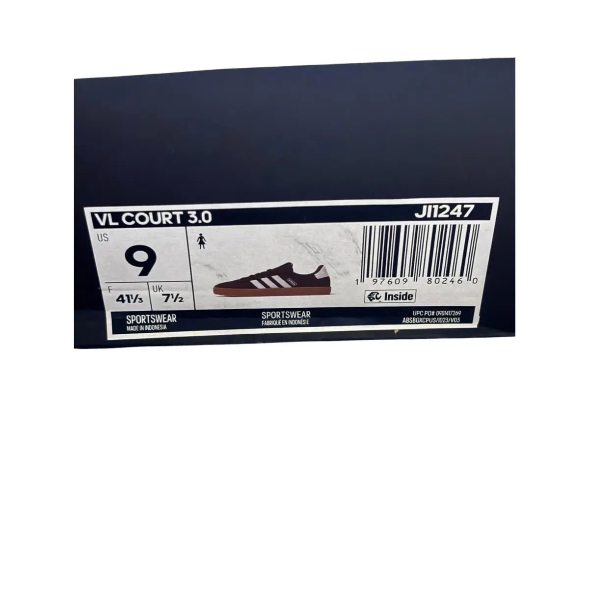 Adidas shoes - Adidas VL Court 3.0 - Court - JI1247 - Brown 10