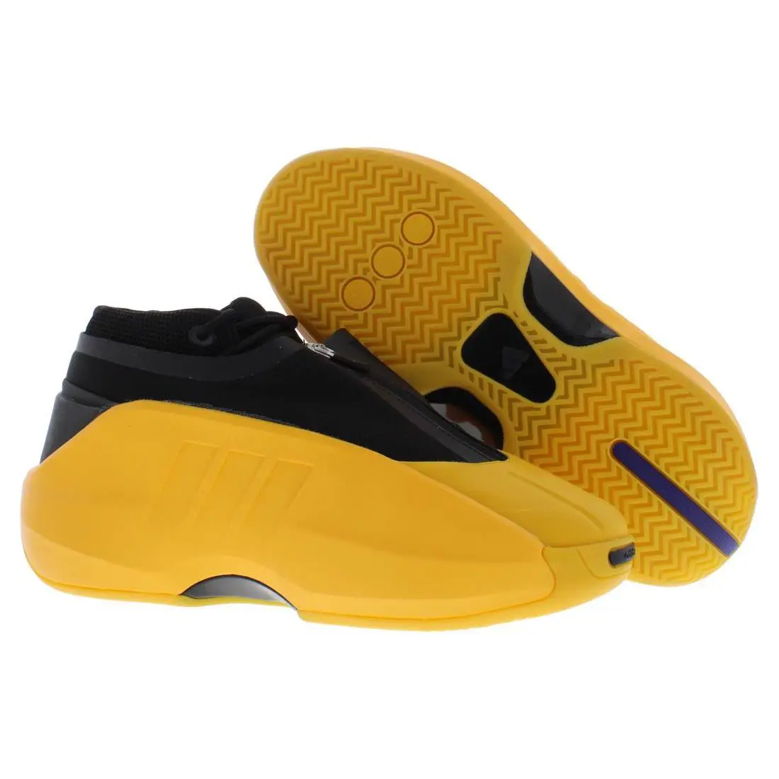 Adidas Crazy Iiinfinity Unisex Shoes Size 6.5 Color: Crew Yellow/core - Crew Yellow/Core Black/Team College, Main: Yellow