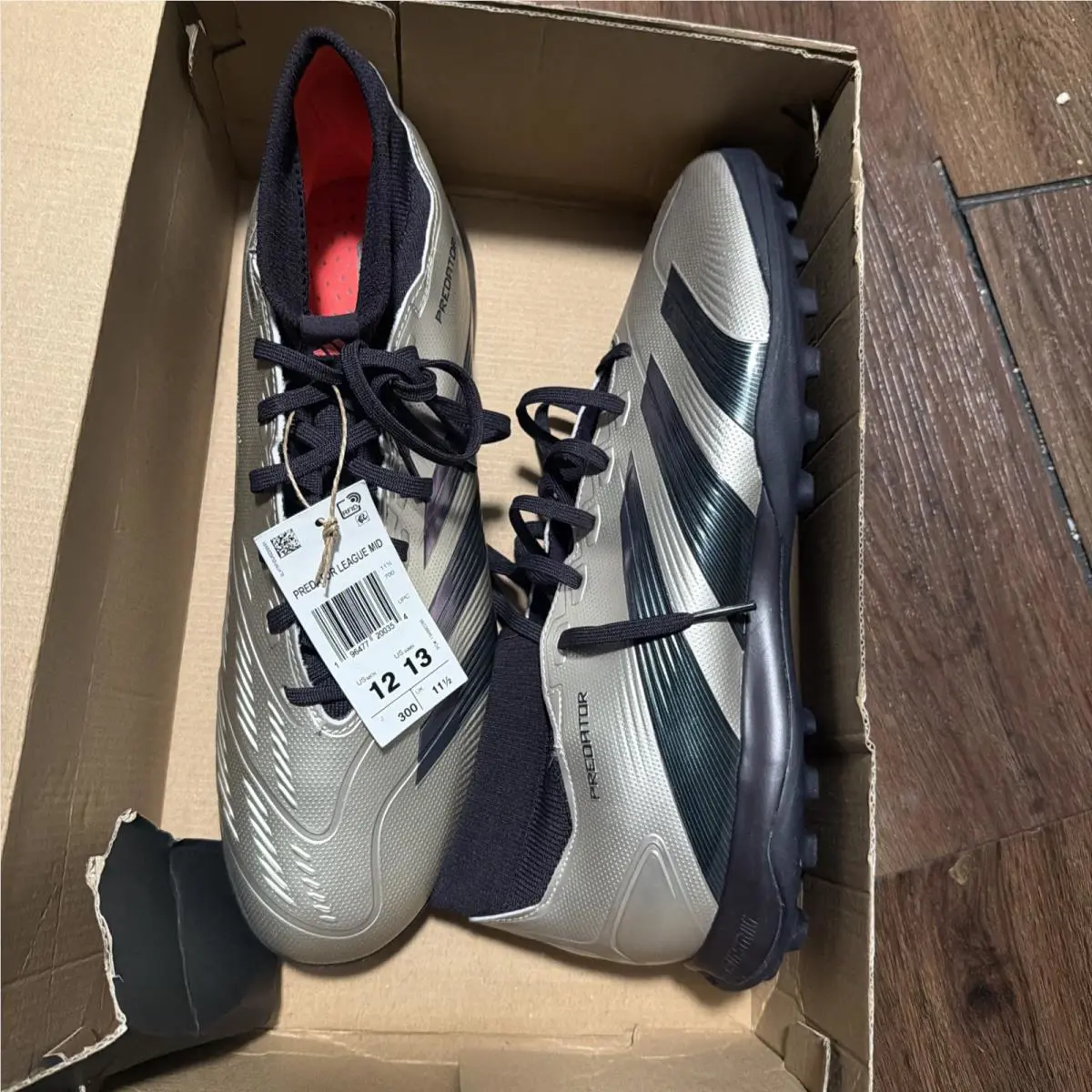 Adidas Predator League TF Men`s Soccer Shoes Football Training IF6376 Sz 12