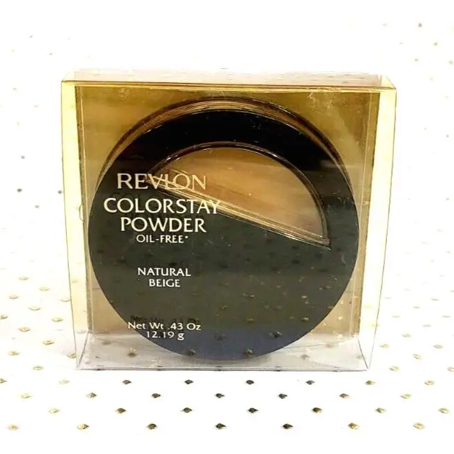 LOT/5 Revlon Colorstay Powder Oil Free Lightweight Fragrance Free Natural Beige