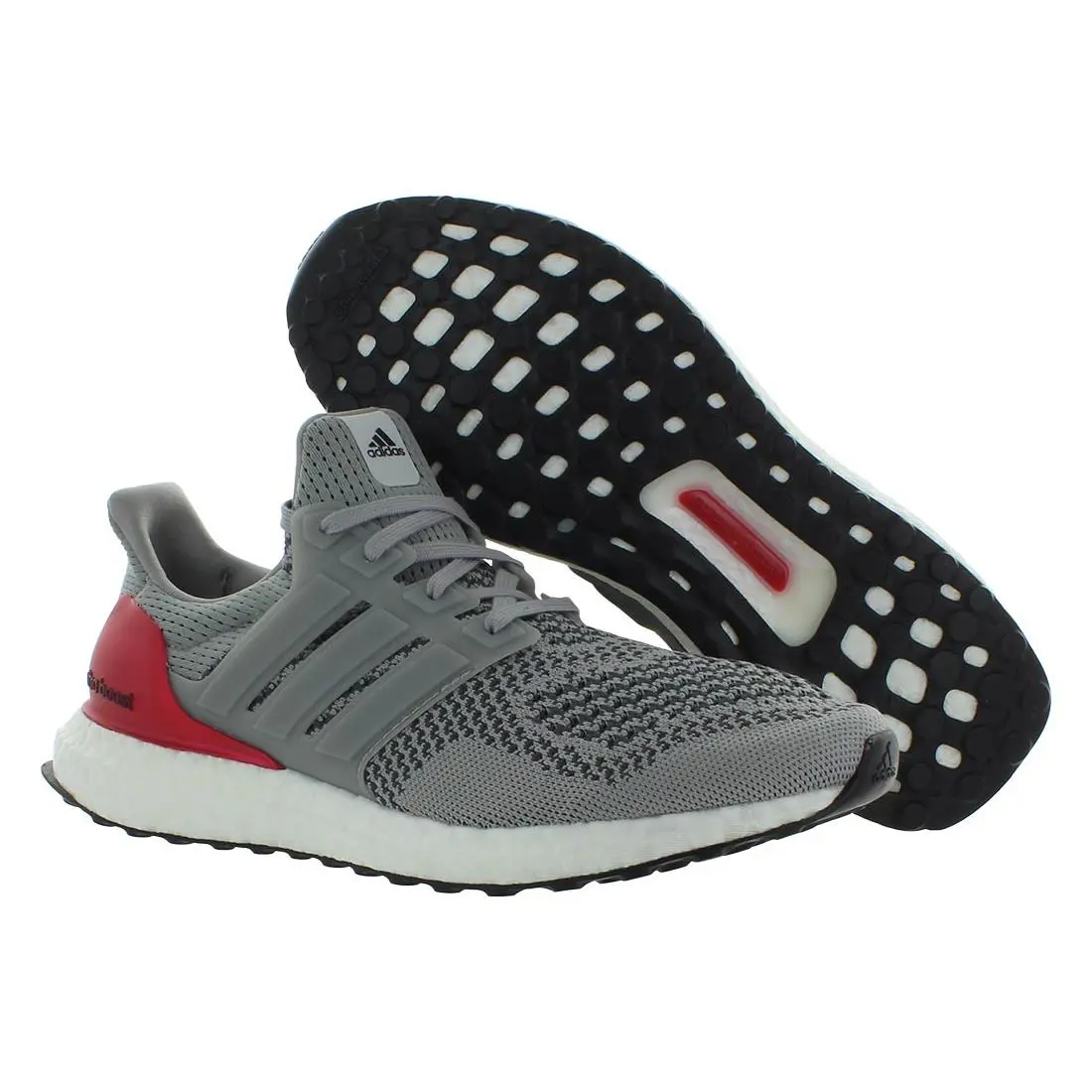 Adidas Ultraboost 1.0 Mens Shoes Size 8 Color: Grey/red - Grey/Red, Main: Grey